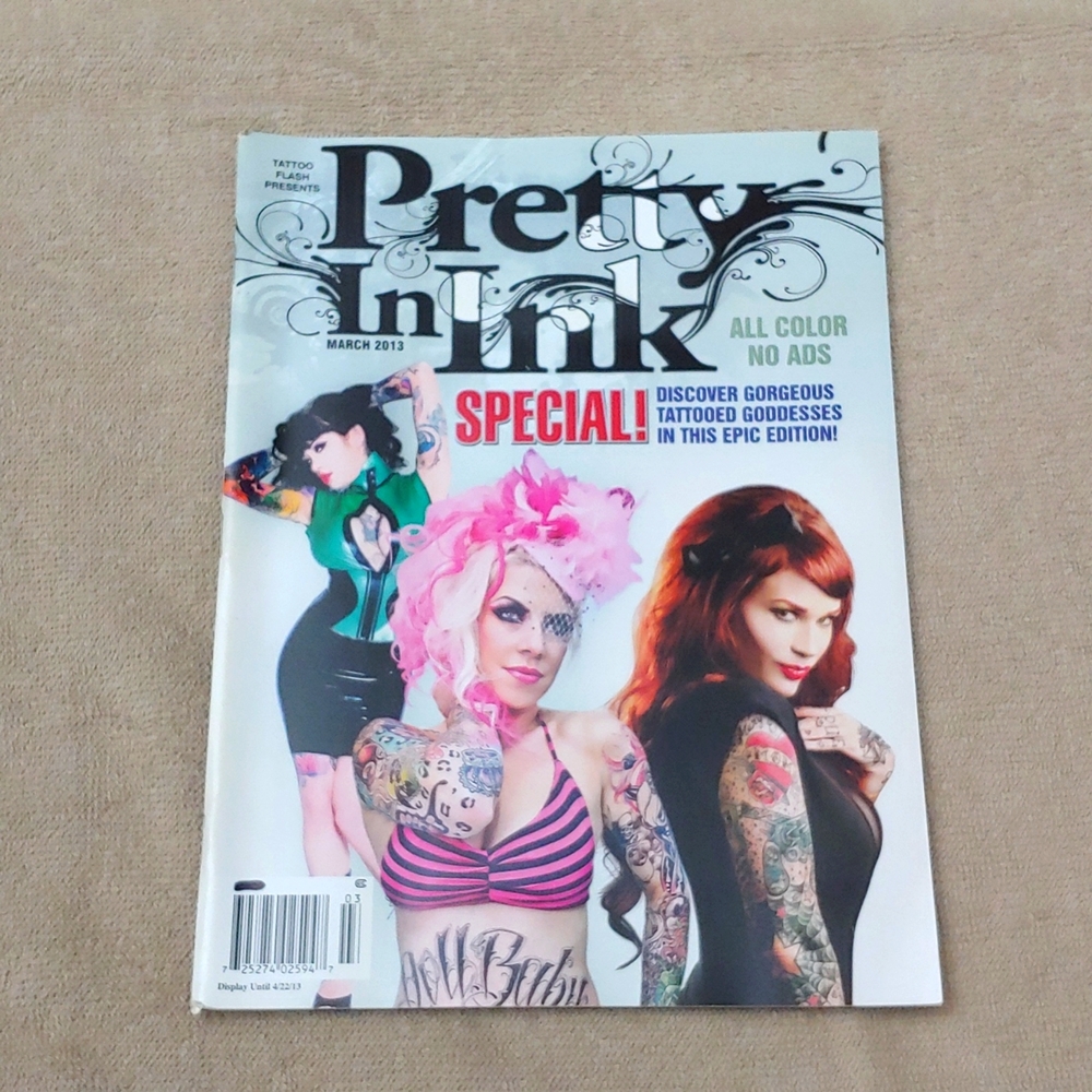 PRETTY IN PINK TATTOO MAGAZINE * MARCH 2013